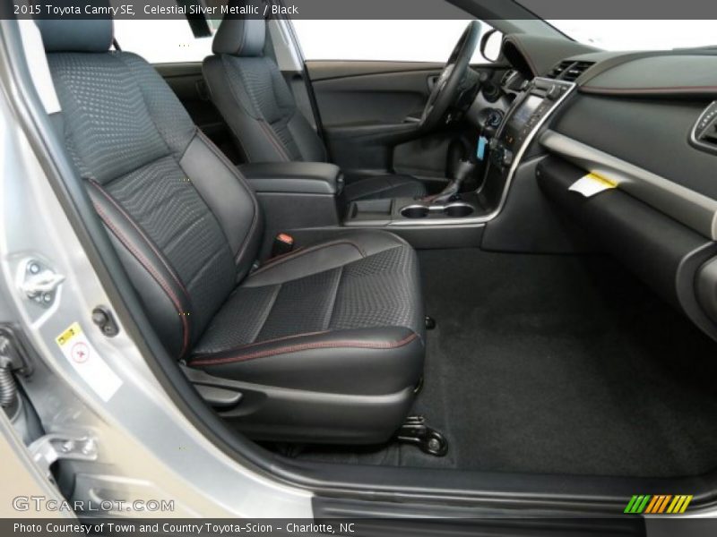 Celestial Silver Metallic / Black 2015 Toyota Camry SE