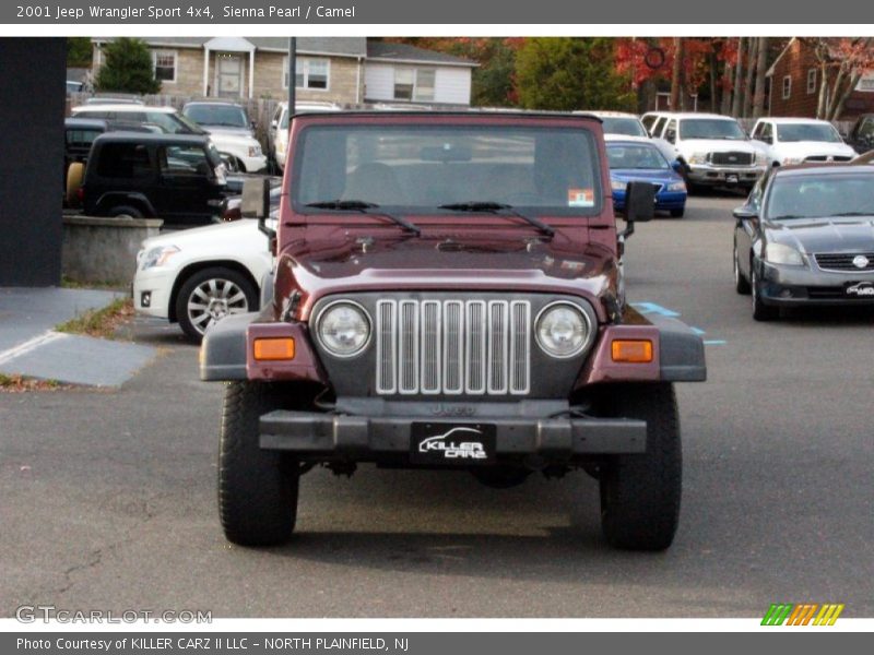 Sienna Pearl / Camel 2001 Jeep Wrangler Sport 4x4