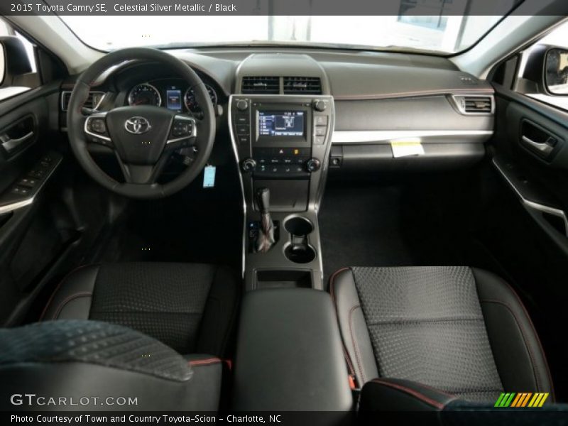 Celestial Silver Metallic / Black 2015 Toyota Camry SE