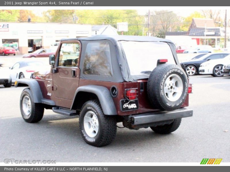 Sienna Pearl / Camel 2001 Jeep Wrangler Sport 4x4