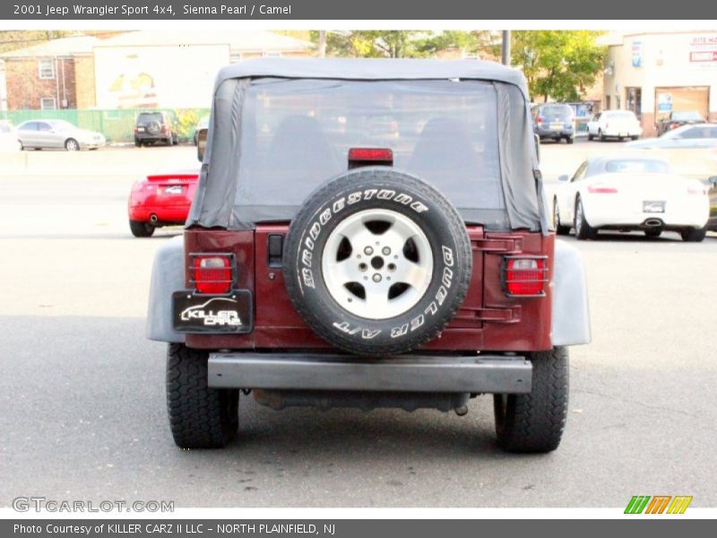 Sienna Pearl / Camel 2001 Jeep Wrangler Sport 4x4