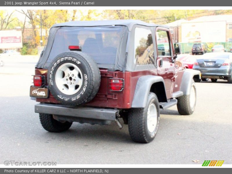 Sienna Pearl / Camel 2001 Jeep Wrangler Sport 4x4