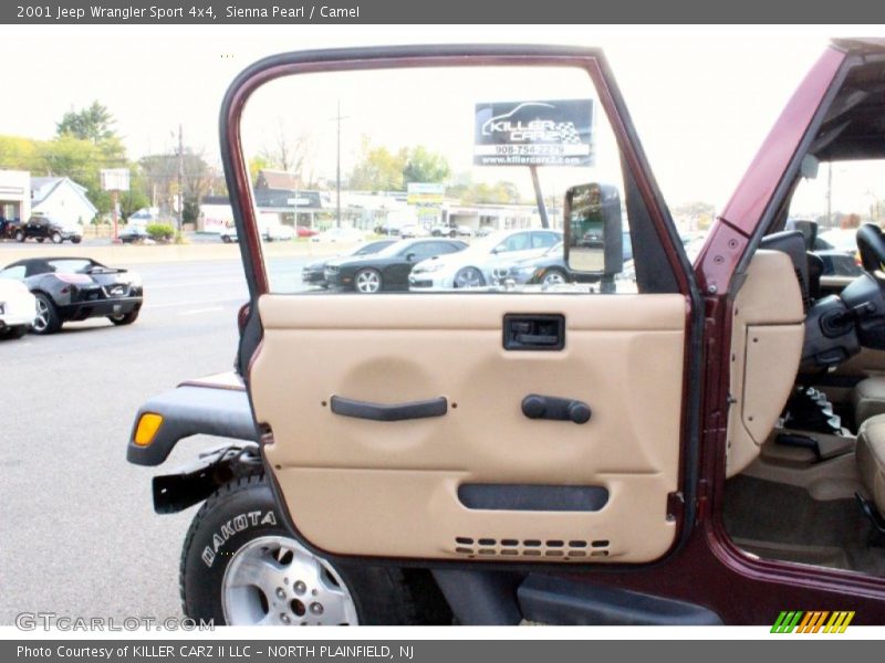 Sienna Pearl / Camel 2001 Jeep Wrangler Sport 4x4