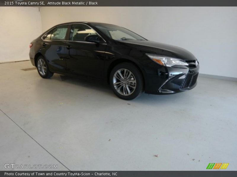 Attitude Black Metallic / Black 2015 Toyota Camry SE