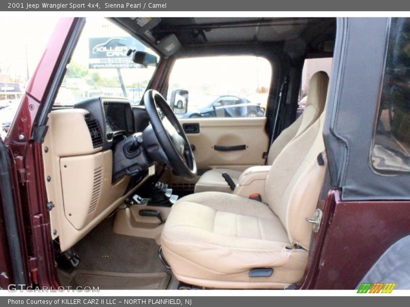 Sienna Pearl / Camel 2001 Jeep Wrangler Sport 4x4