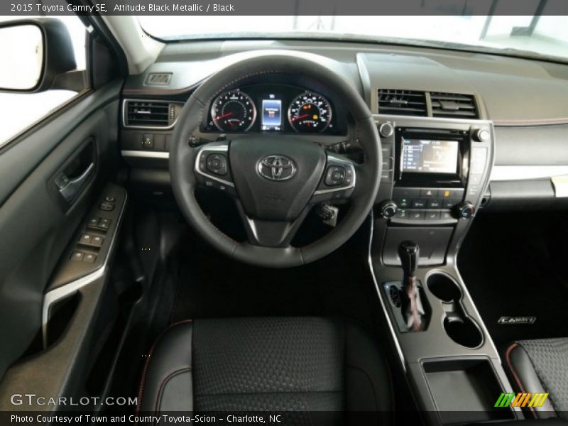 Attitude Black Metallic / Black 2015 Toyota Camry SE