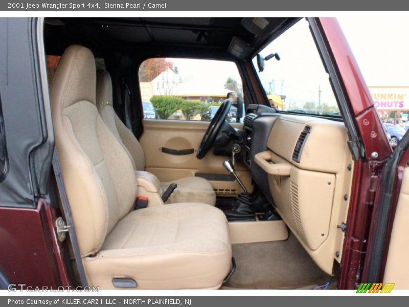 Sienna Pearl / Camel 2001 Jeep Wrangler Sport 4x4