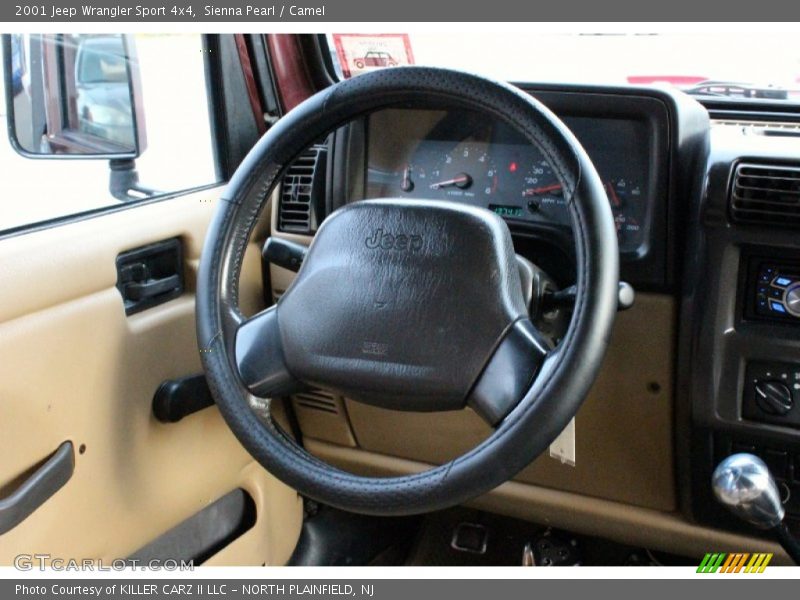 Sienna Pearl / Camel 2001 Jeep Wrangler Sport 4x4