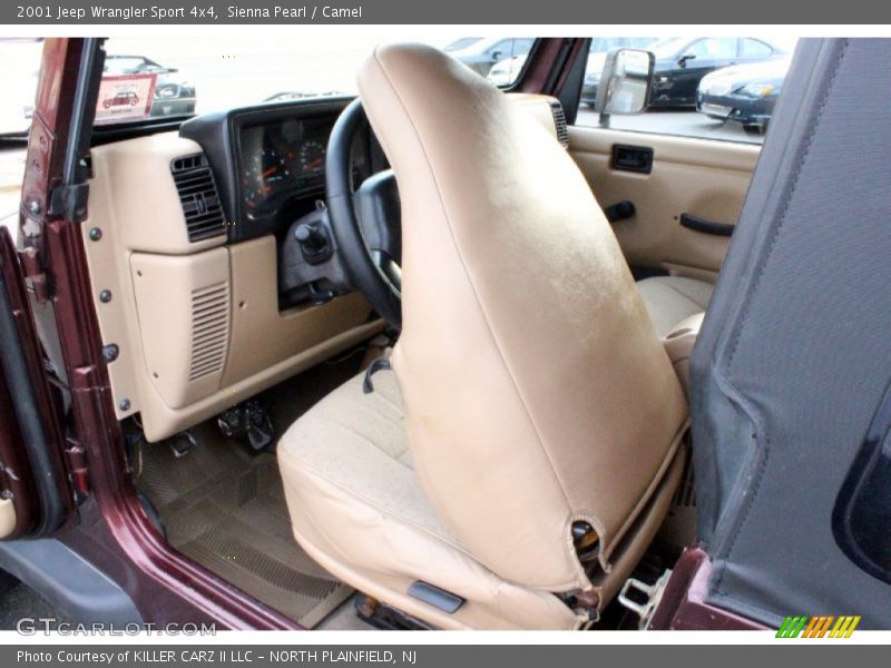 Sienna Pearl / Camel 2001 Jeep Wrangler Sport 4x4