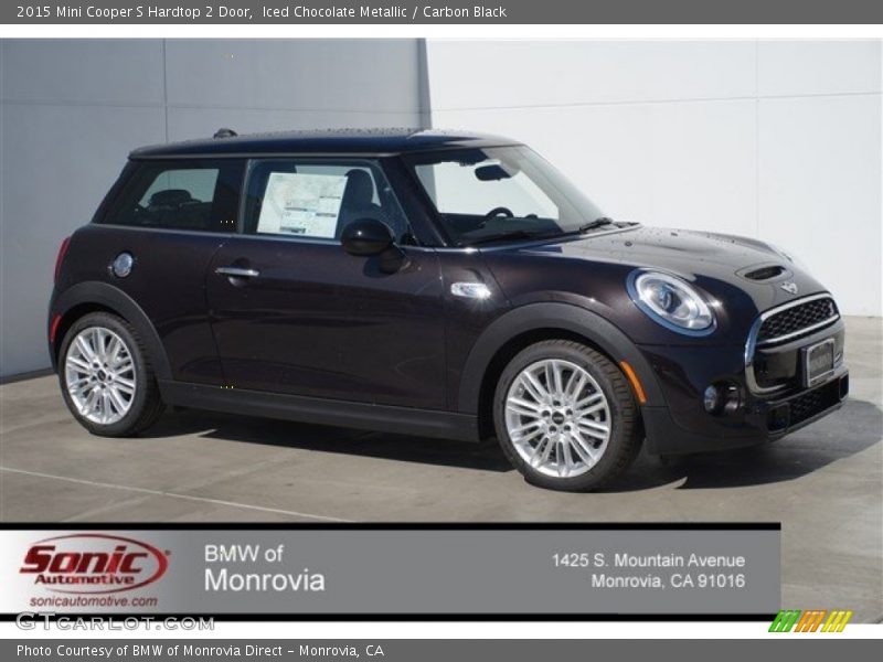 Iced Chocolate Metallic / Carbon Black 2015 Mini Cooper S Hardtop 2 Door