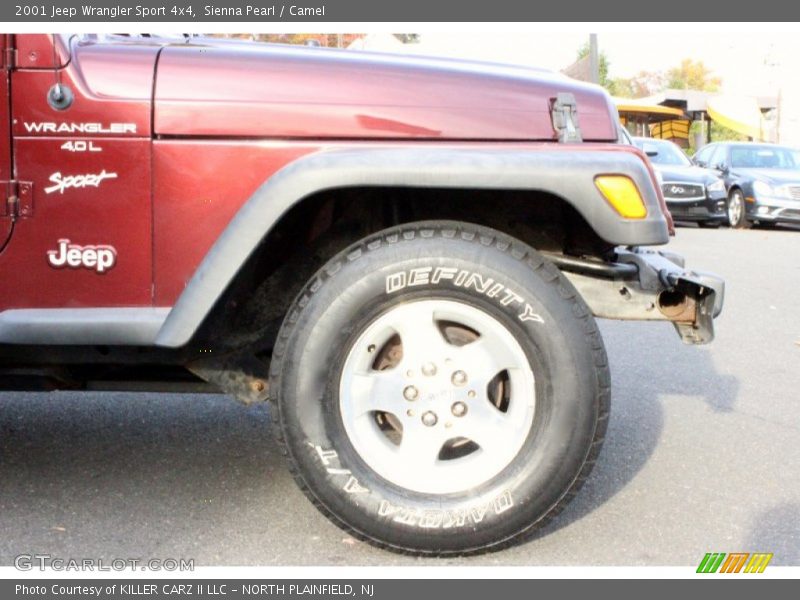 Sienna Pearl / Camel 2001 Jeep Wrangler Sport 4x4