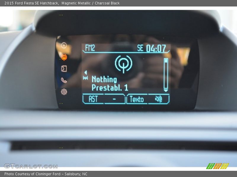 Magnetic Metallic / Charcoal Black 2015 Ford Fiesta SE Hatchback