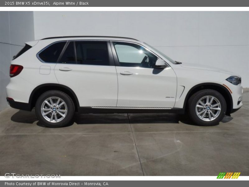 Alpine White / Black 2015 BMW X5 xDrive35i