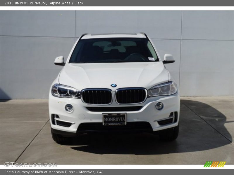 Alpine White / Black 2015 BMW X5 xDrive35i