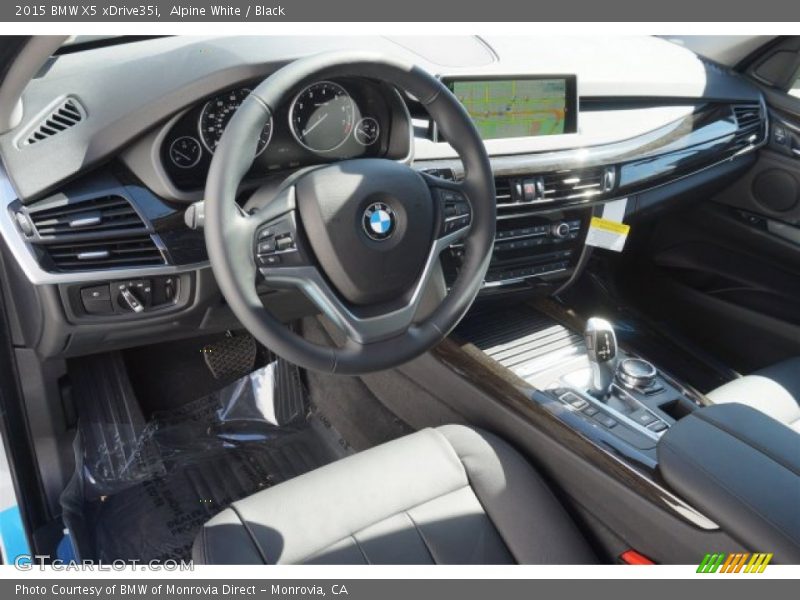 Alpine White / Black 2015 BMW X5 xDrive35i
