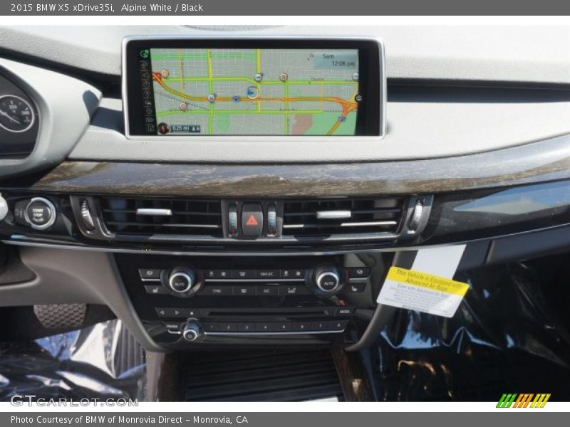 Alpine White / Black 2015 BMW X5 xDrive35i