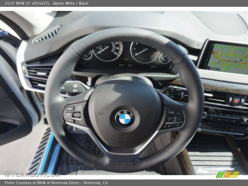Alpine White / Black 2015 BMW X5 xDrive35i