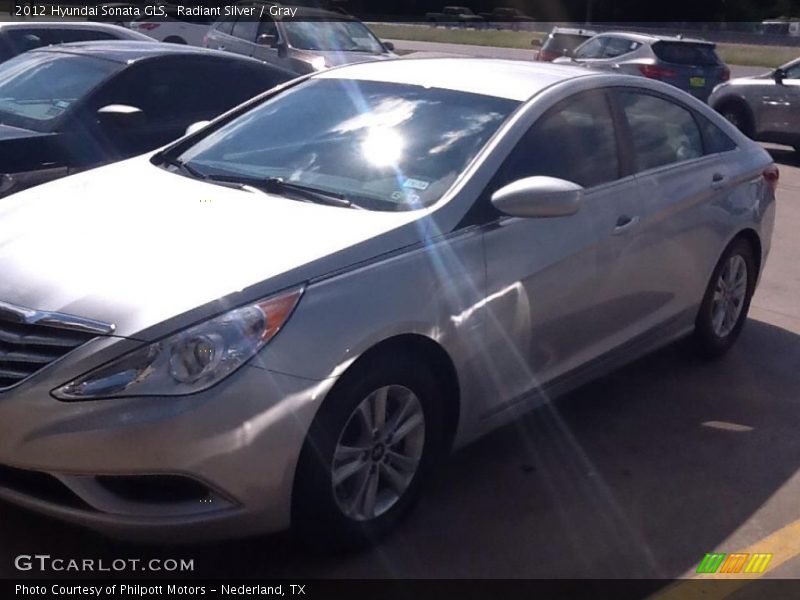 Radiant Silver / Gray 2012 Hyundai Sonata GLS