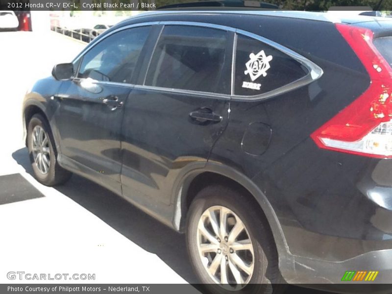 Crystal Black Pearl / Black 2012 Honda CR-V EX-L