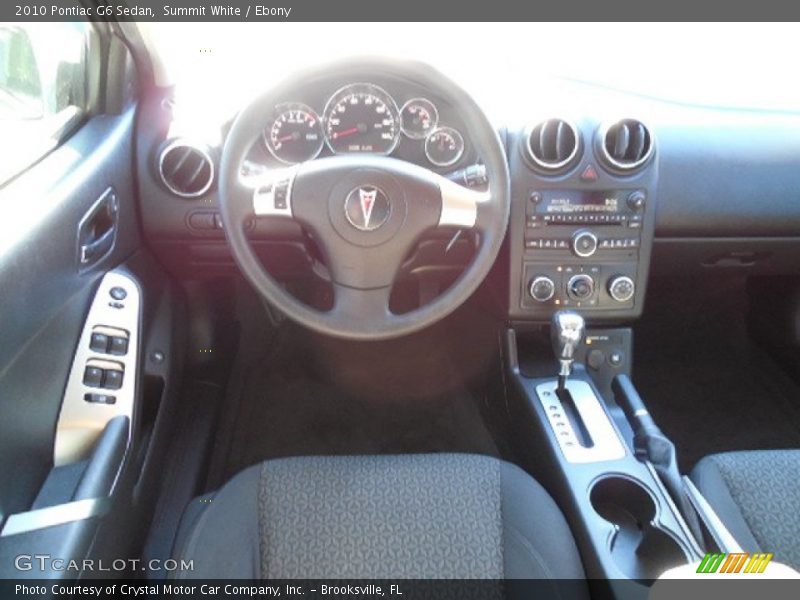 Summit White / Ebony 2010 Pontiac G6 Sedan