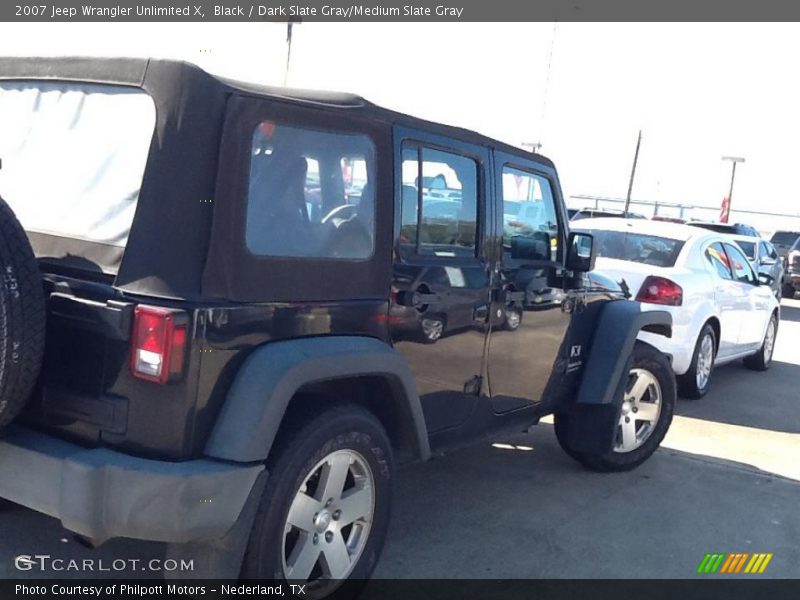 Black / Dark Slate Gray/Medium Slate Gray 2007 Jeep Wrangler Unlimited X