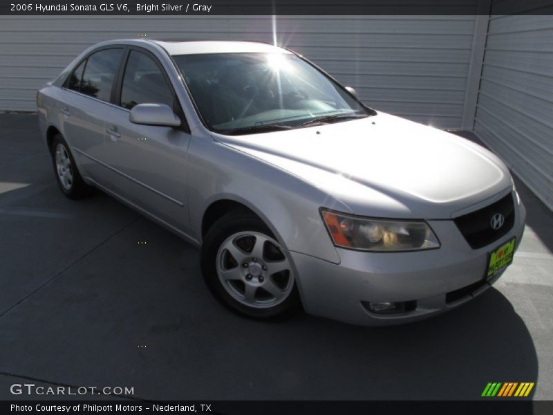 Bright Silver / Gray 2006 Hyundai Sonata GLS V6