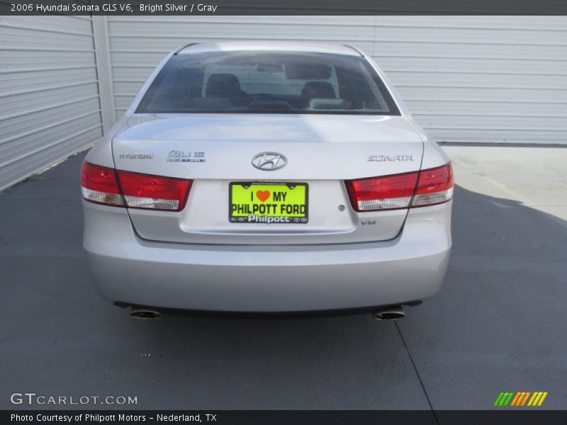 Bright Silver / Gray 2006 Hyundai Sonata GLS V6