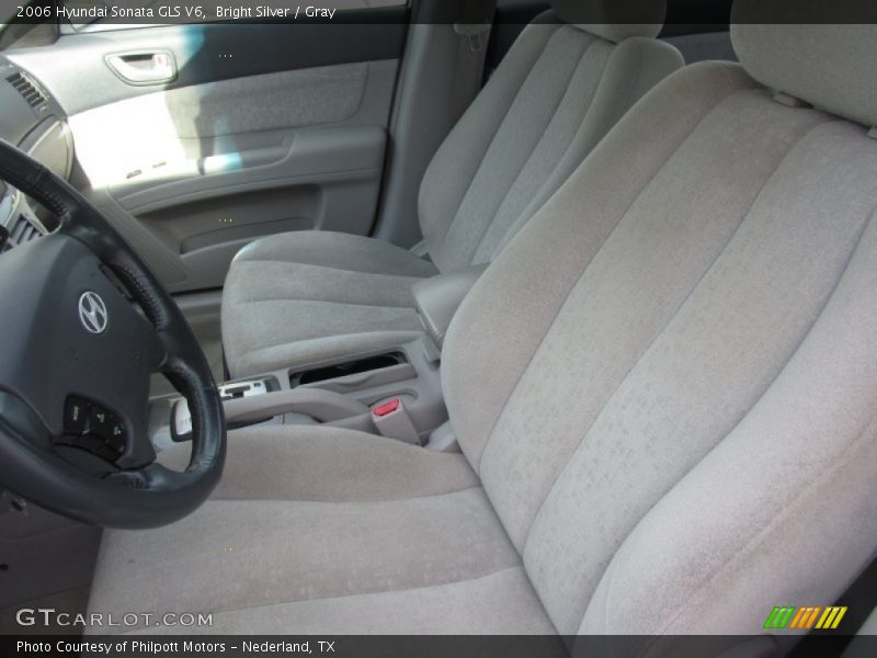 Bright Silver / Gray 2006 Hyundai Sonata GLS V6