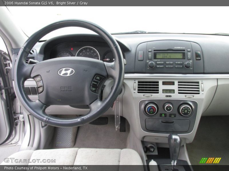 Bright Silver / Gray 2006 Hyundai Sonata GLS V6