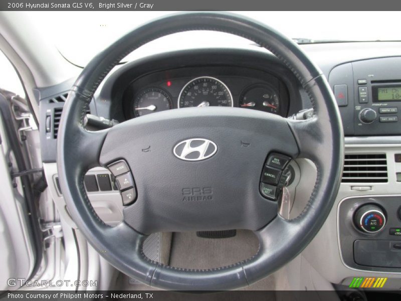 Bright Silver / Gray 2006 Hyundai Sonata GLS V6