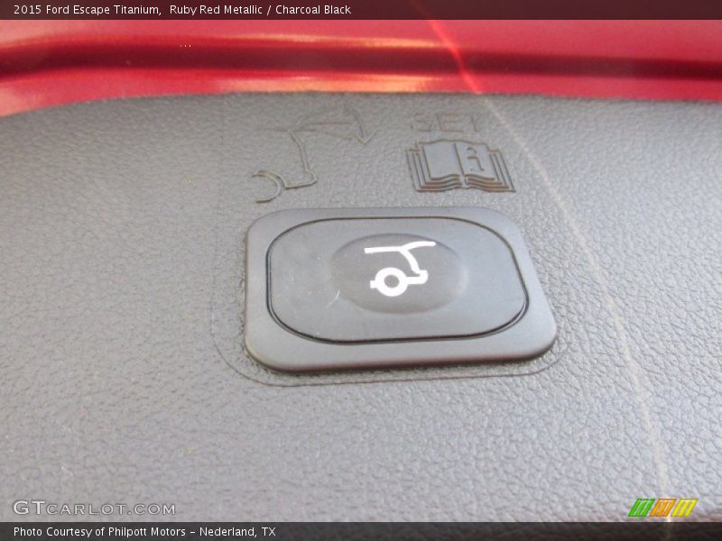 Ruby Red Metallic / Charcoal Black 2015 Ford Escape Titanium