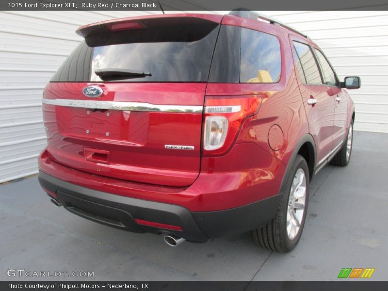 Ruby Red / Charcoal Black 2015 Ford Explorer XLT