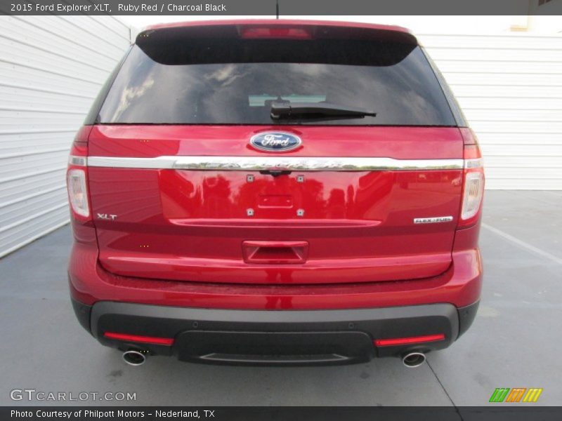 Ruby Red / Charcoal Black 2015 Ford Explorer XLT