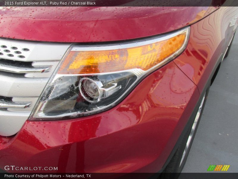Ruby Red / Charcoal Black 2015 Ford Explorer XLT