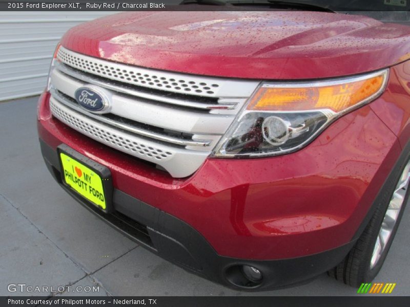 Ruby Red / Charcoal Black 2015 Ford Explorer XLT