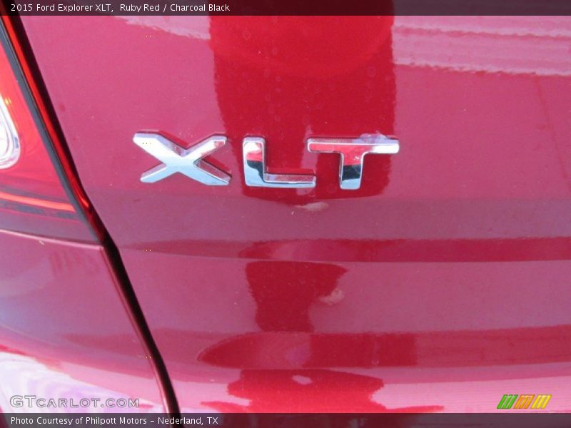Ruby Red / Charcoal Black 2015 Ford Explorer XLT