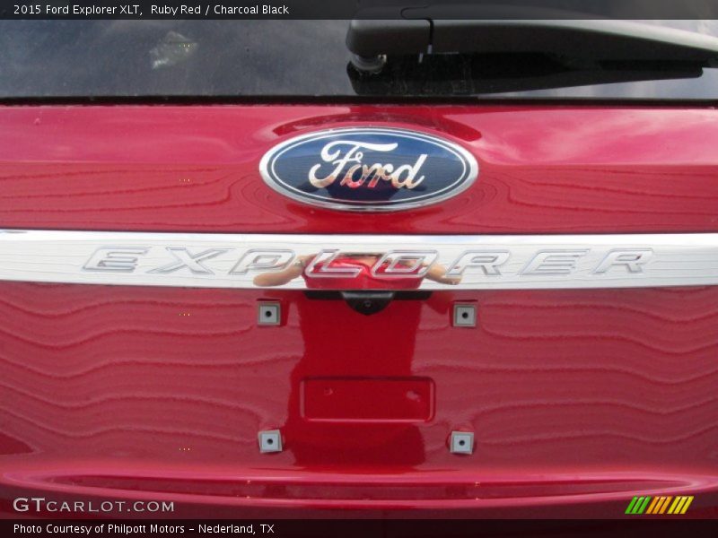 Ruby Red / Charcoal Black 2015 Ford Explorer XLT