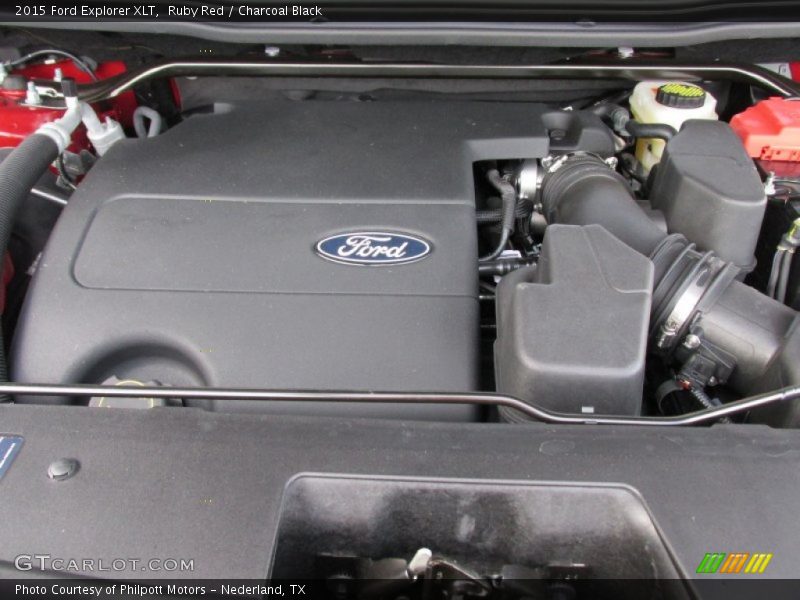 Ruby Red / Charcoal Black 2015 Ford Explorer XLT
