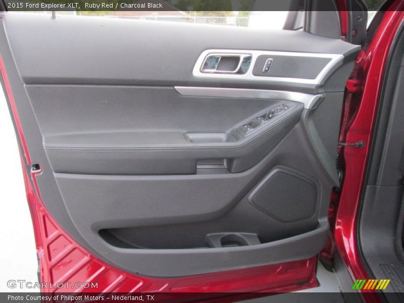Ruby Red / Charcoal Black 2015 Ford Explorer XLT