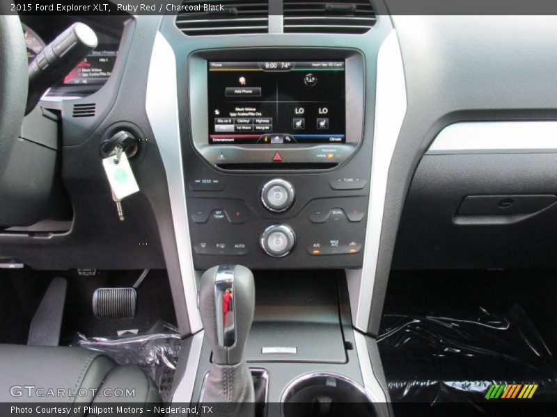 Ruby Red / Charcoal Black 2015 Ford Explorer XLT