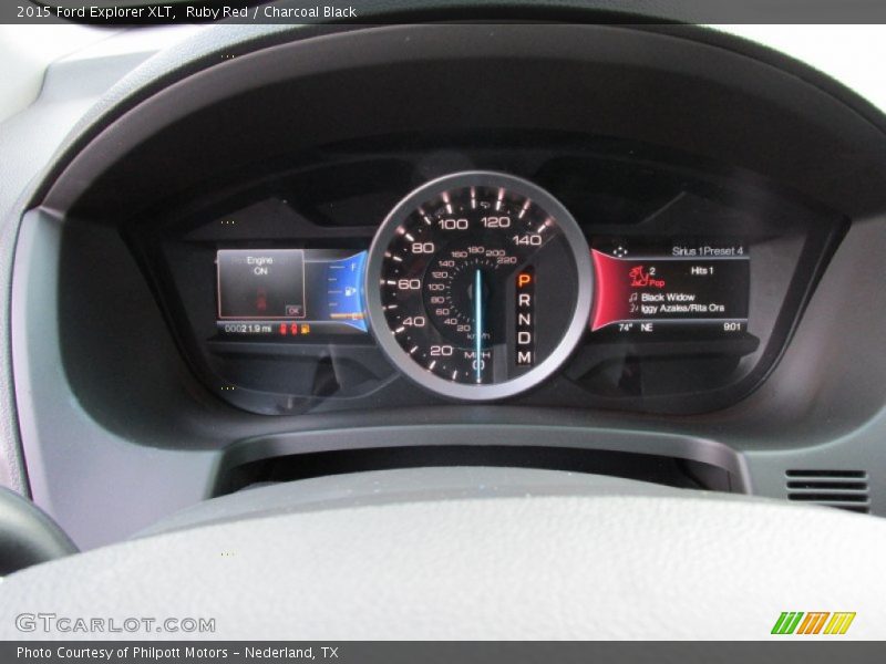 Ruby Red / Charcoal Black 2015 Ford Explorer XLT