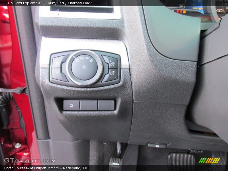 Ruby Red / Charcoal Black 2015 Ford Explorer XLT
