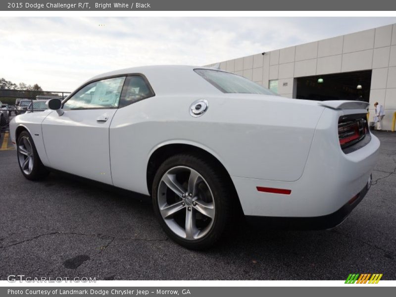 Bright White / Black 2015 Dodge Challenger R/T