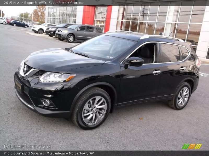 Super Black / Charcoal 2015 Nissan Rogue SL AWD