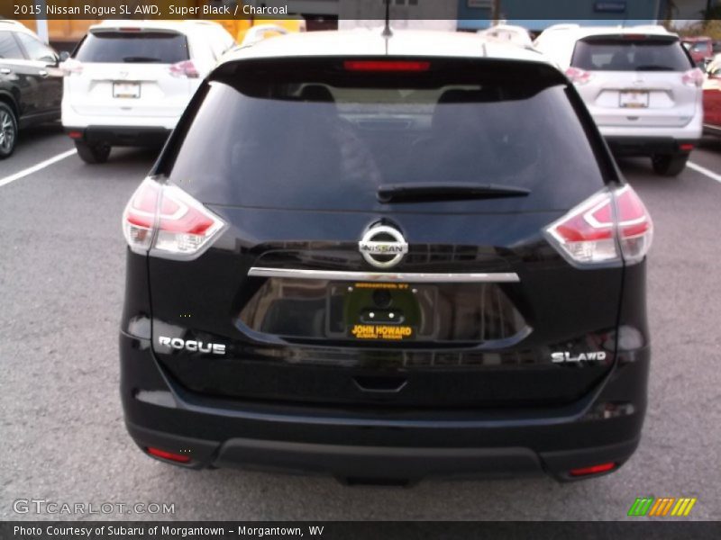 Super Black / Charcoal 2015 Nissan Rogue SL AWD