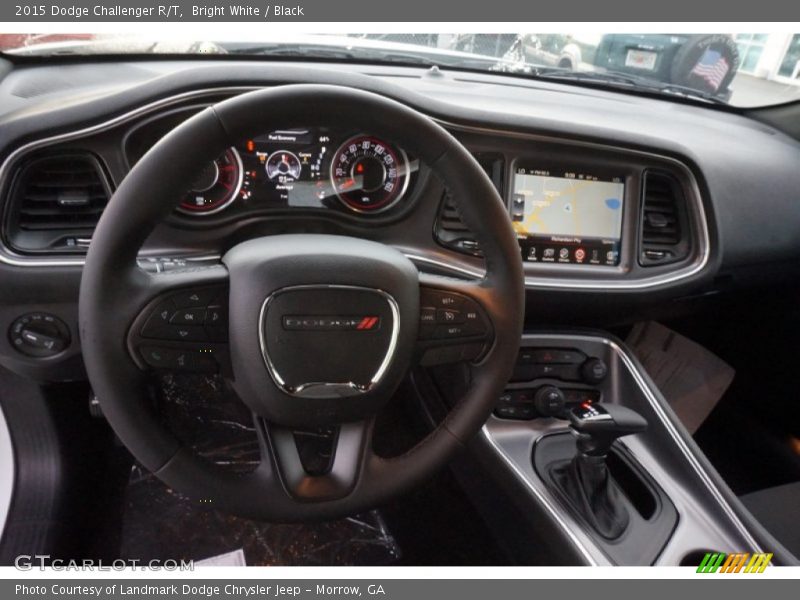 Bright White / Black 2015 Dodge Challenger R/T