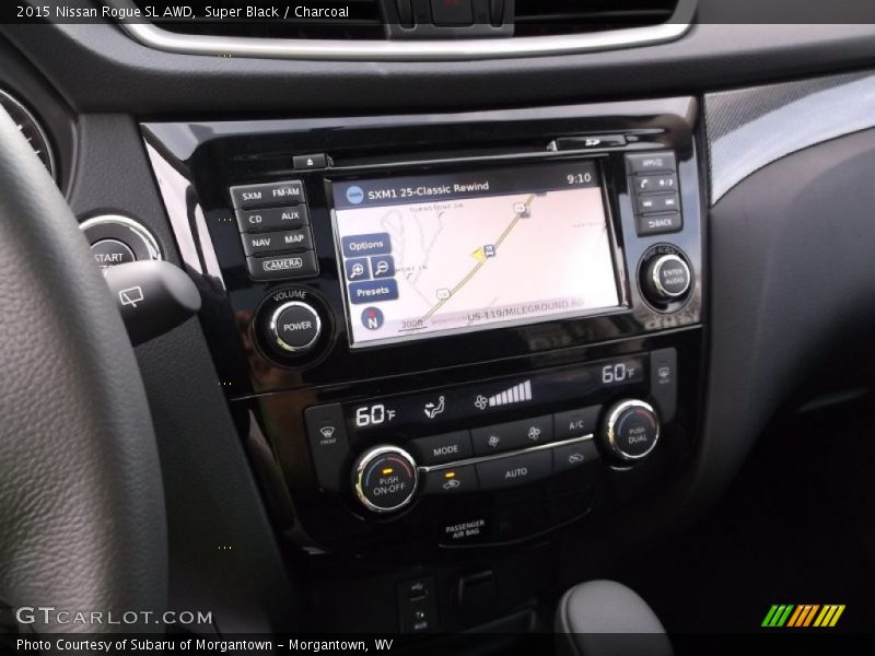 Super Black / Charcoal 2015 Nissan Rogue SL AWD