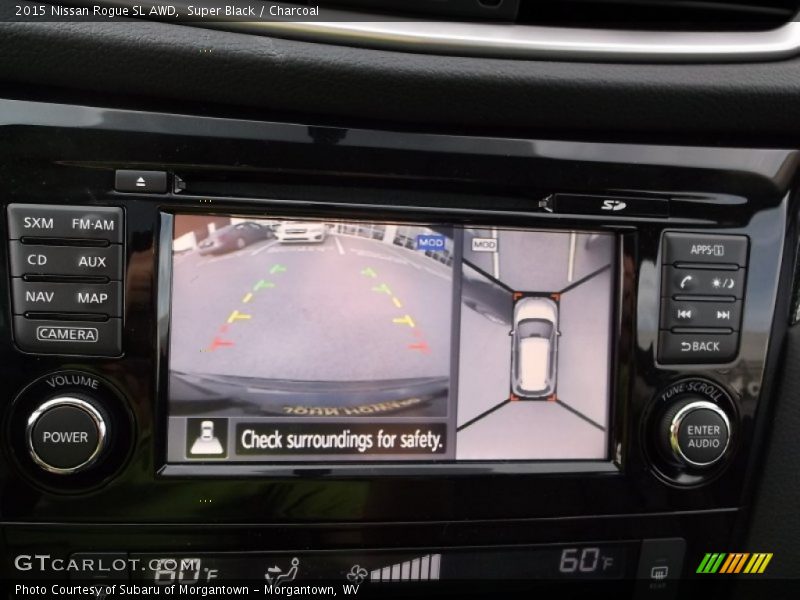 Super Black / Charcoal 2015 Nissan Rogue SL AWD