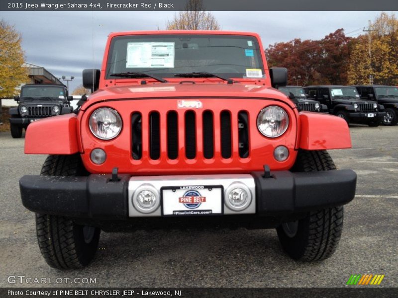 Firecracker Red / Black 2015 Jeep Wrangler Sahara 4x4