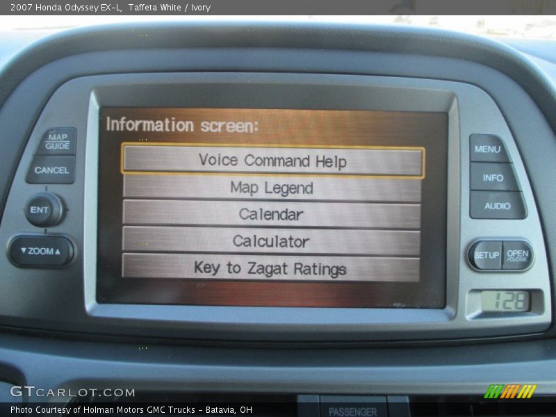 Taffeta White / Ivory 2007 Honda Odyssey EX-L